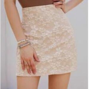 Beige Mini Skirt - Women's Chic Summer Skirt